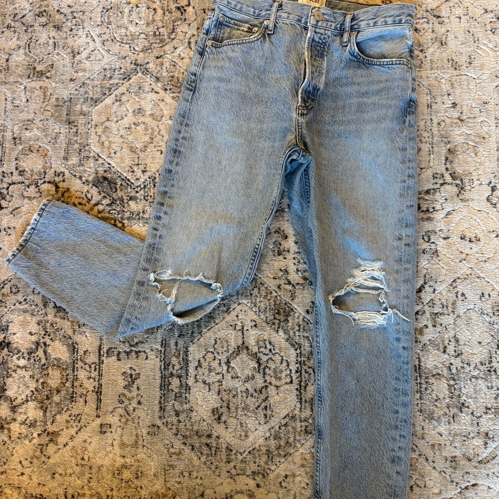 AGOLDE Jamie High Rise Classic Denim